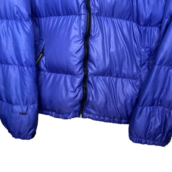 Vintage The North Face 700 Down 90s Nuptse Blue Jacket XL - Picture 3 of 11